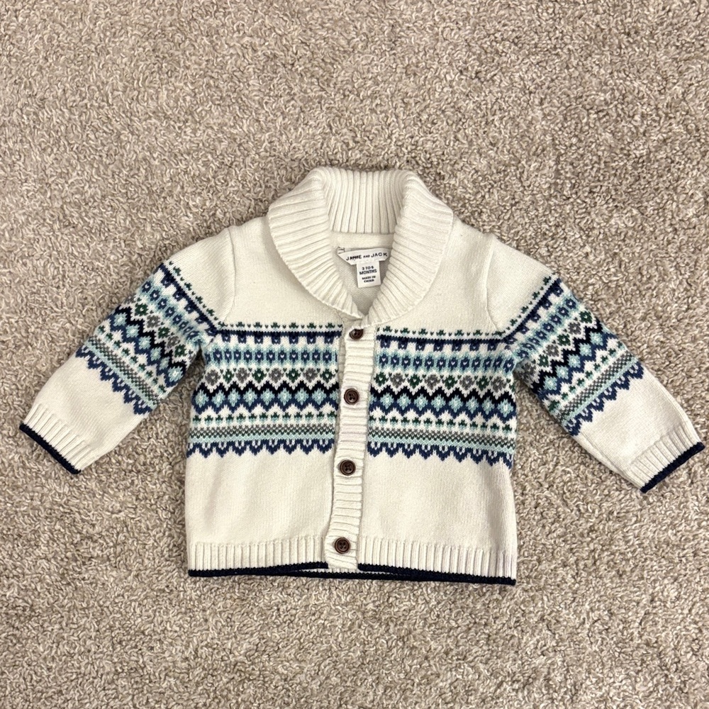 Janie and Jack Shawl Collar Cardigan